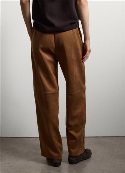 Açık Kahverengi Normal Kesim Pantolon