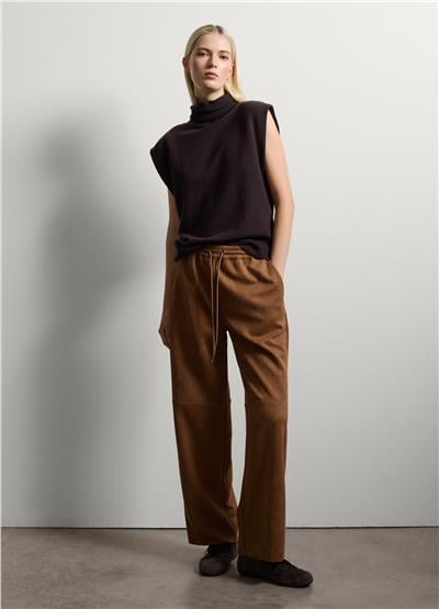 Açık Kahverengi Normal Kesim Pantolon