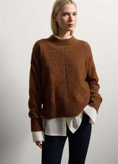 Kahverengi Oversize Kazak