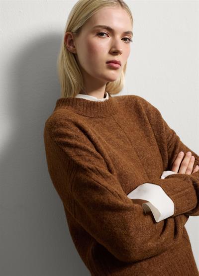 Kahverengi Oversize Kazak