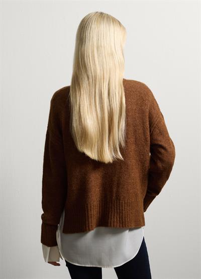 Kahverengi Oversize Kazak