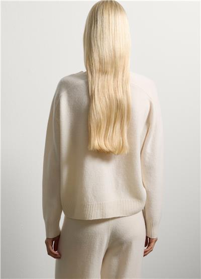 Oversize Saf Yün Kazak