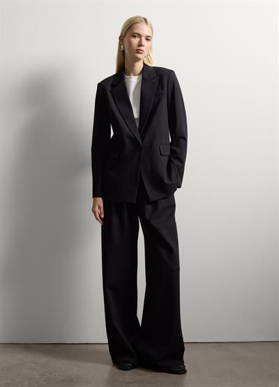 Siyah Palazzo Pantolon