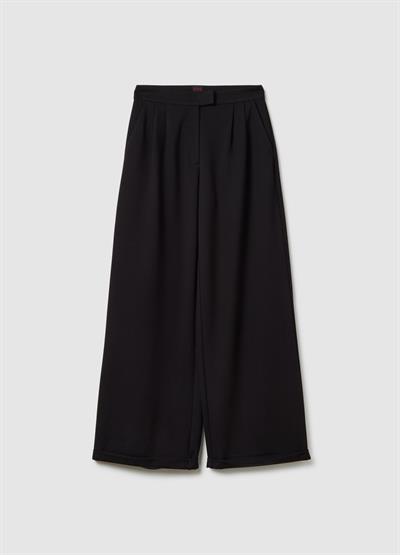 Siyah Palazzo Pantolon