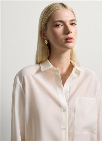 Regular Kalıp Beyaz Gömlek