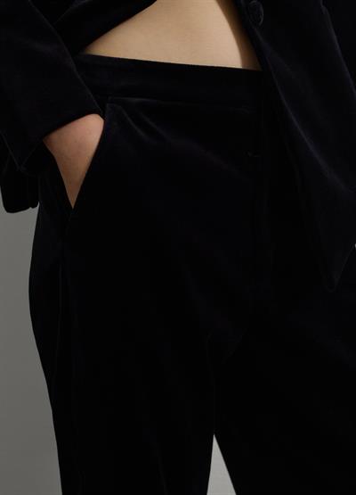 Siyah Kadife Pantolon