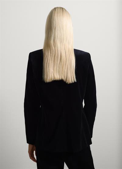 Siyah Pamuklu Blazer