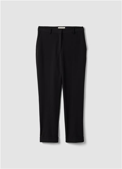 Siyah Regular Kalıp Şık Pantolon