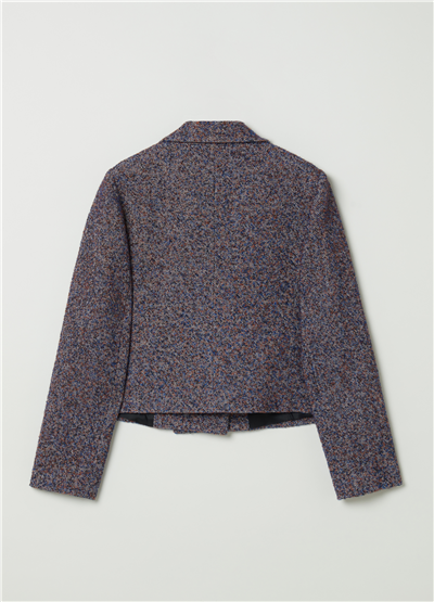 Tüvit Gri Kruvaze Blazer