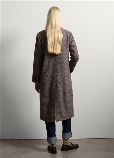 Uzun Yün Karışımı Palto