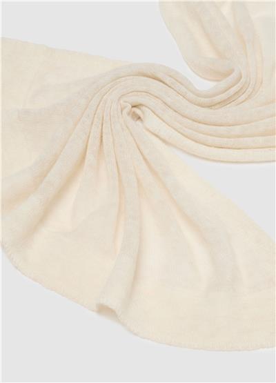 Bej Yün Karışım Atkı