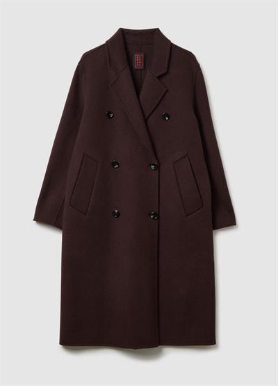 Yün Karışımlı Düz Kesim Kaban