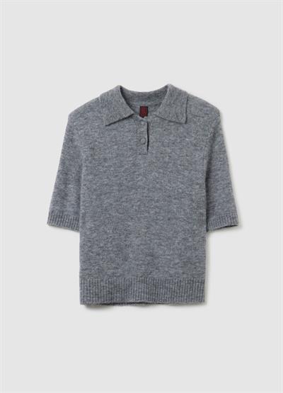 Gri Yün Normal Kesim Kazak