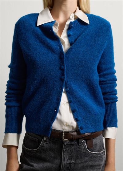 Mavi Yün Normal Kesim Hırka