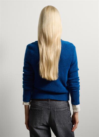 Mavi Yün Normal Kesim Hırka