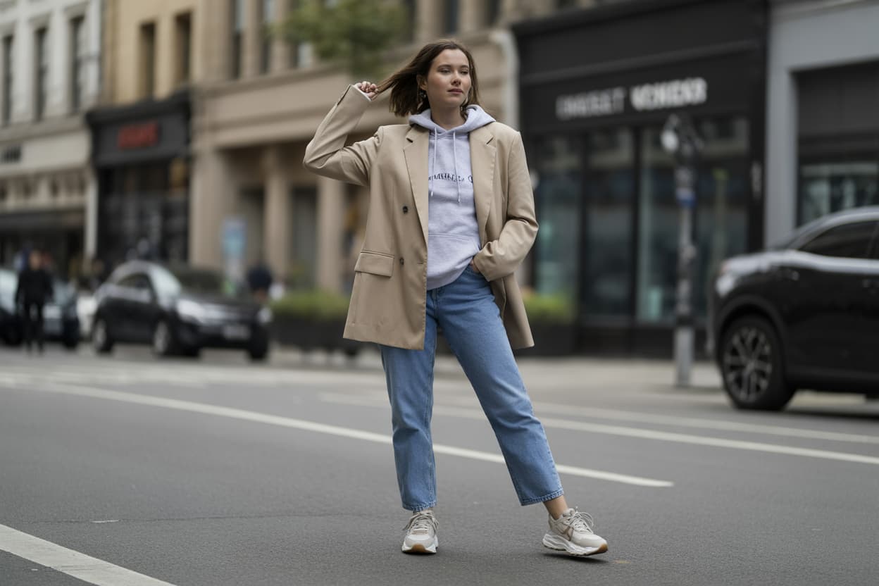 Mavi Blazer ile Günlük Kullanım