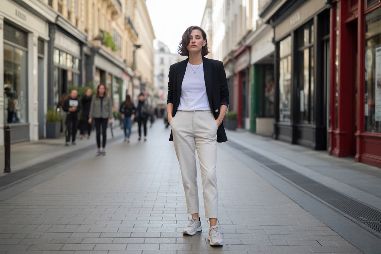 Lacivert Blazer ile Günlük Kombinler