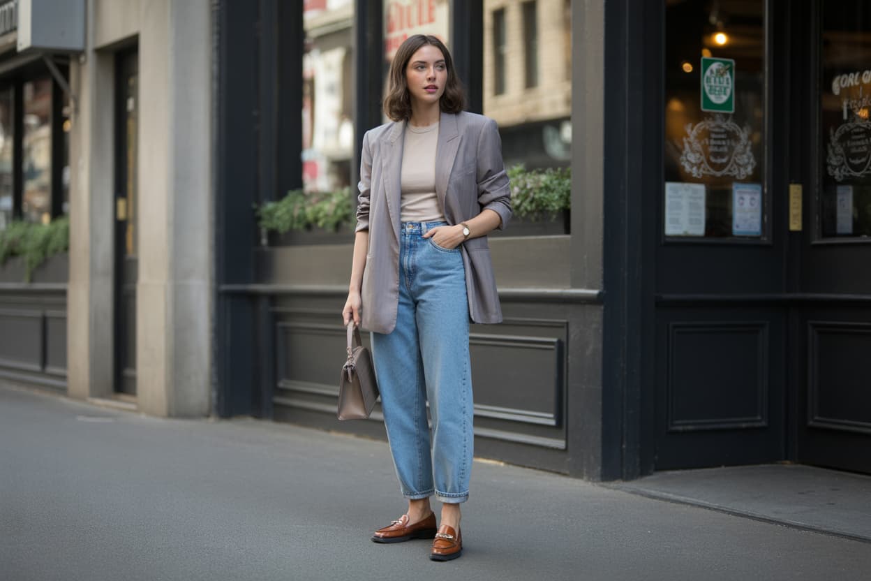 Modern ve Zarif Siyah Blazer Kombinleri