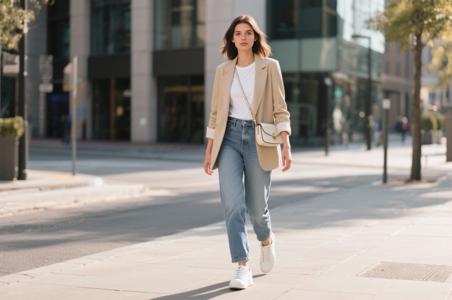 Günlük Stilinde Blazer Ceketle “Sade Ama Etkili” Görünüm