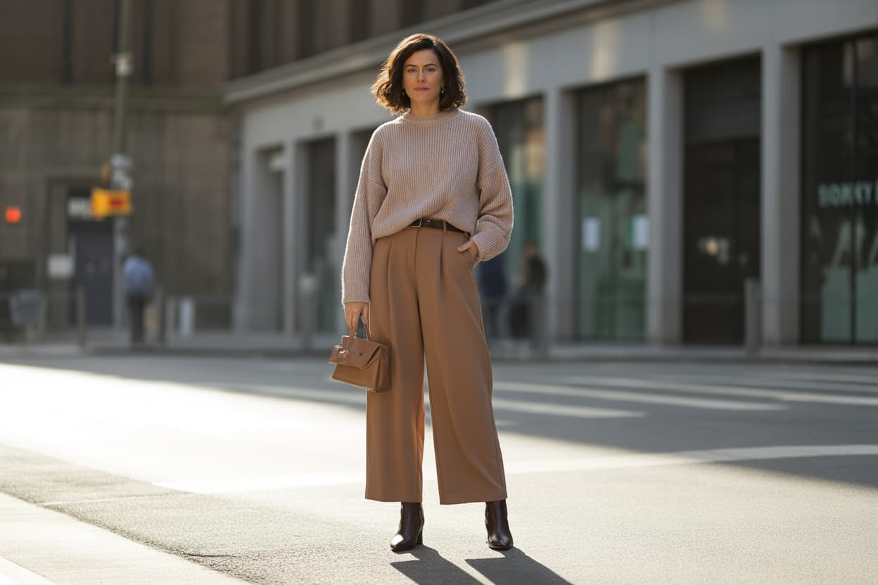 Geniş Paça Kot Pantolon Kombinleri