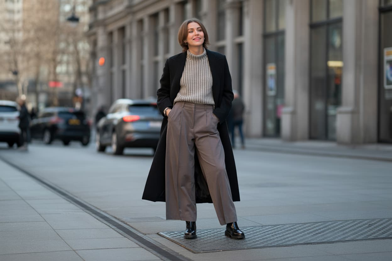 Geniş Paça Pantolon Tunik Kombinleri