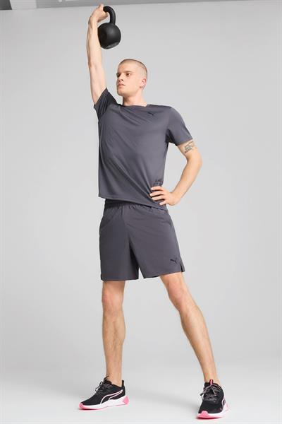 Puma M Tad Essential Solid Cat Erkek Gri Antrenman T-Shirt