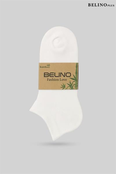 Bambu Kadın 5 Li Paket Nefes Alan Terletmez Beyaz Renk Patik Çorap