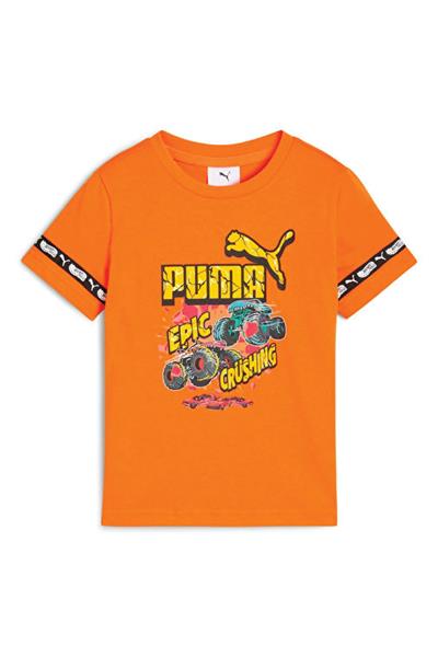 Puma X Hot Wheels Erkek Çocuk Turuncu T-Shirt