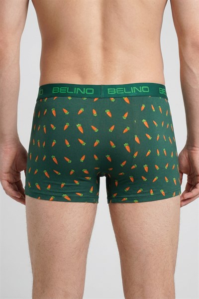  Desenli Erkek Boxer- Carrot Charm