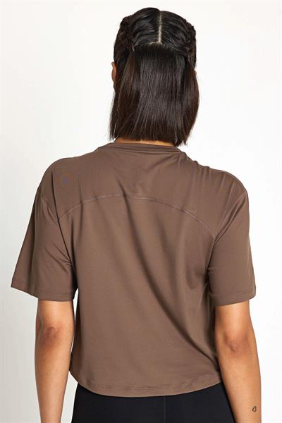 Puma Cloudspun Relaxed Tee Oversızed Kahve Renkli Tişört