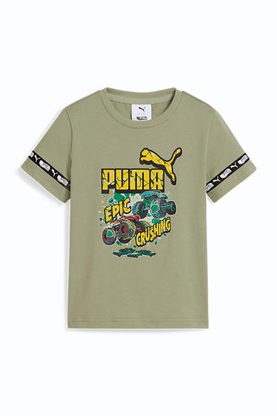 Puma X Hot Wheels Çocuk Açık Yeşil T-Shirt	
