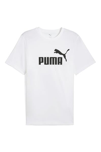Puma ESS No.1 Logo Tee Erkek Baskılı T-Shirt Beyaz Renk