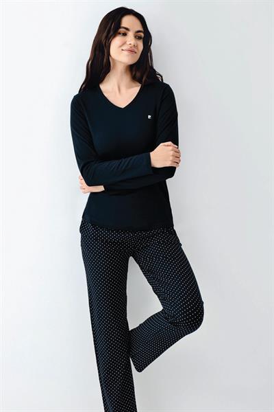 Pierre Cardin Kadın Lacivert Pijama Takımı