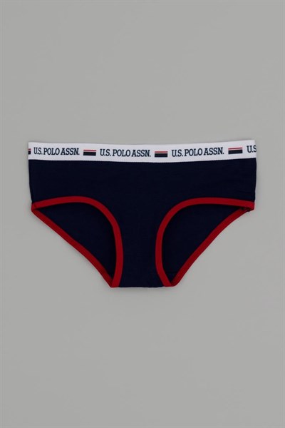 U.S.Polo Assn.Kız Çocuk 6 Lı Slip Külot Navy