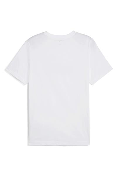 Puma ESS No.1 Logo Tee Erkek Baskılı T-Shirt Beyaz Renk