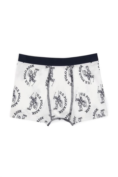 U.S. Polo Assn. Erkek Çocuk Desenli 3lü Boxer Set Renkli US2245