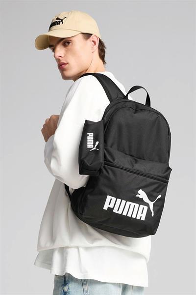 Puma Phase Kalem Kutulu Unisex Siyah Günlük Stil Sırt Çantası	