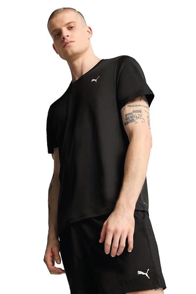Puma M Tad Essential Solid Cat Erkek Siyah Antrenman T-Shirt