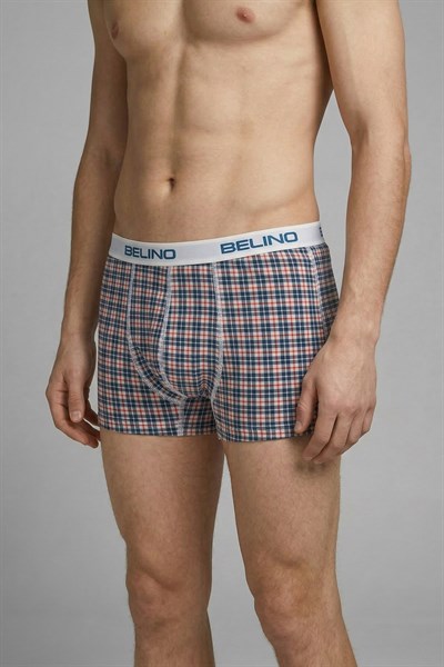 Erkek Boxer Şort Ekose Desenli- Plaid Timeless