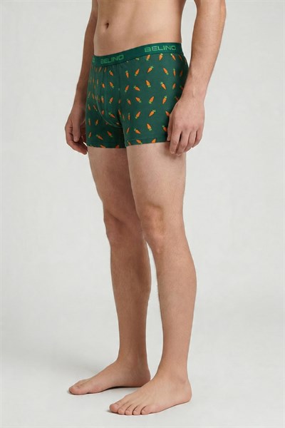  Desenli Erkek Boxer- Carrot Charm
