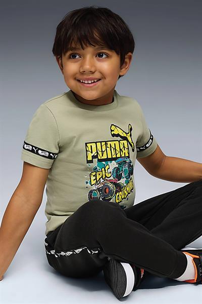 Puma X Hot Wheels Çocuk Açık Yeşil T-Shirt	