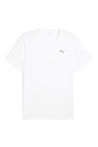 Puma Tad Ess Solid Cat Tee Lc Erkek Spor Tişört Beyaz Drycell