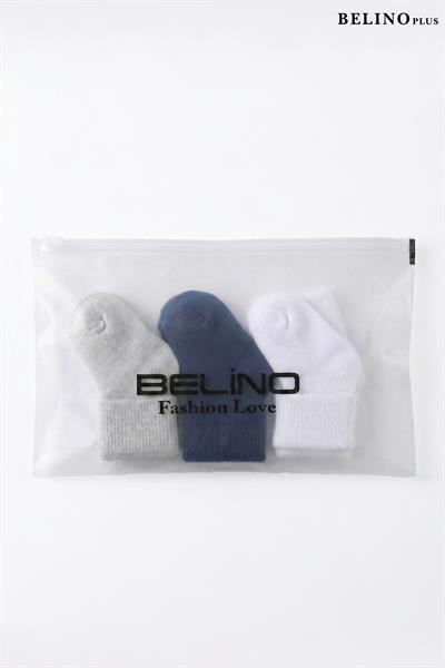 Yeni Doğan Erkek Bebek Çorabı Pamuklu  6 Lı Paket