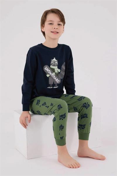 Rolypoly Erkek Çocuk Lacivert Pijama Takımı