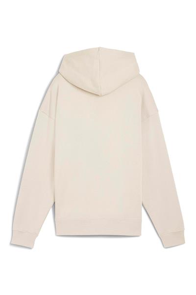 Puma Essentials Small No.1 Logo Kadın Bej Kapüşonlu Sweatshirt 