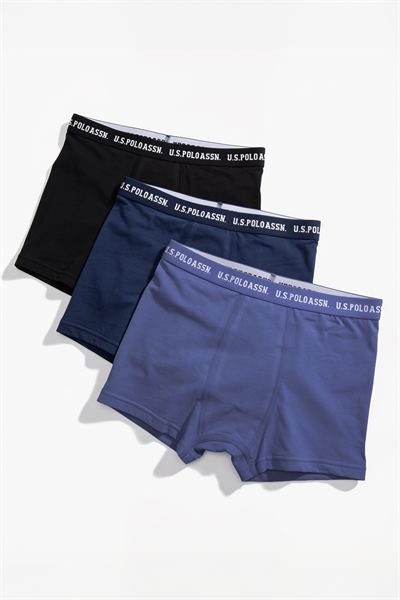 U.S.Polo Assn.Erkek Çocuk 3 Lü Boxer Set