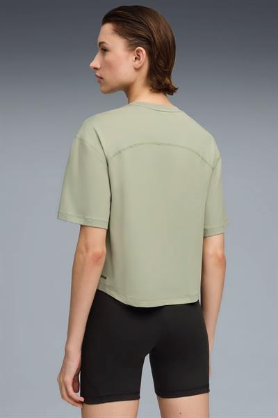 Puma Cloudspun Relaxed Tee Oversızed Yeşil Renkli Tişört