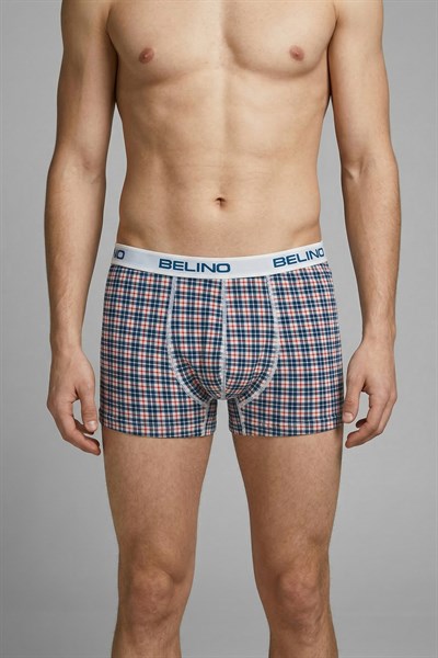Erkek Boxer Şort Ekose Desenli- Plaid Timeless