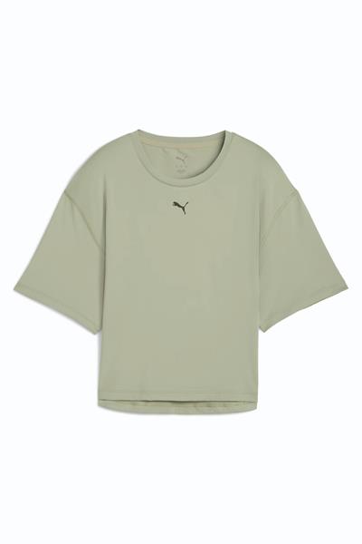 Puma Cloudspun Relaxed Tee Oversızed Yeşil Renkli Tişört