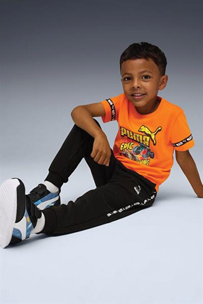Puma X Hot Wheels Erkek Çocuk Turuncu T-Shirt